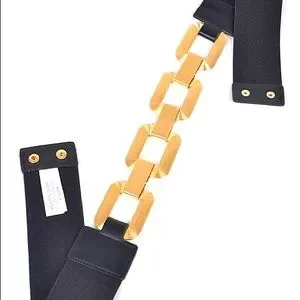 Accessories | Black Gold Brushed Chain Accent Elastic Corset  display picture 2